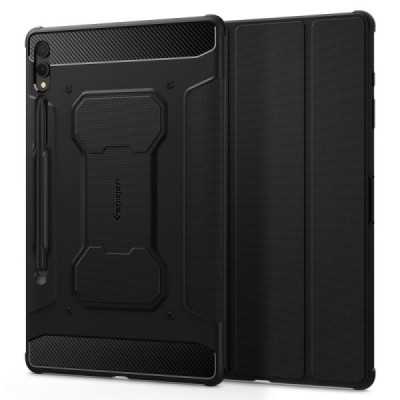 Husa pentru Samsung Galaxy Tab S9 Plus - Spigen Rugged Armor Pro - Black - 3