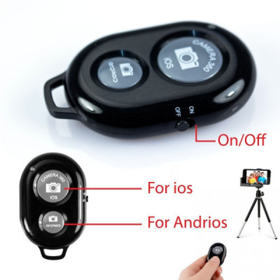 Telecomanda Selfie Stick - Techsuit Bluetooth Control (RMC-01) - Black - 5