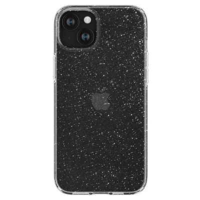 Huse pentru iPhone 15 Plus - Spigen Liquid Crystal Glitter - Crystal Quartz - 2