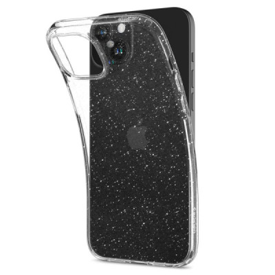 Huse pentru iPhone 15 Plus - Spigen Liquid Crystal Glitter - Crystal Quartz - 6