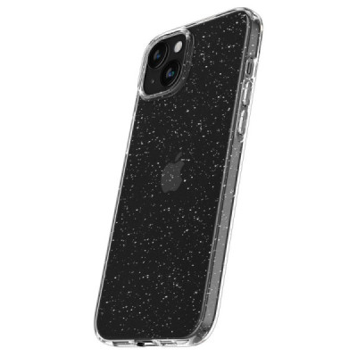 Huse pentru iPhone 15 Plus - Spigen Liquid Crystal Glitter - Crystal Quartz - 7