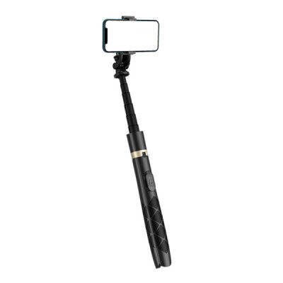 Selfie Stick GoPro si Trepied cu Telecomanda, 156cm - Techsuit (Q16) - Black - 3