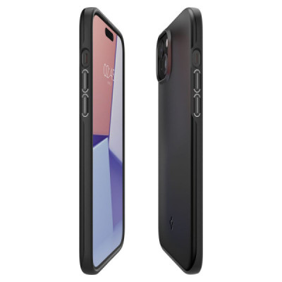 Husa pentru iPhone 15 Plus - Spigen Thin Fit - Black - 4