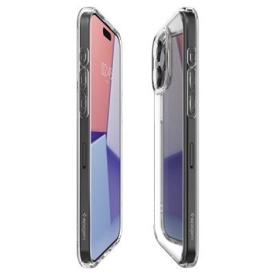 Husa pentru iPhone 15 Pro Max - Spigen Ultra Hybrid - Clear - 5
