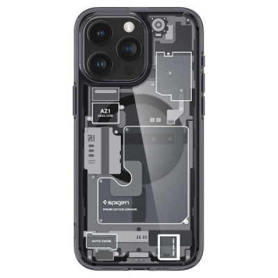 Husa pentru iPhone 15 Pro Max - Spigen Ultra Hybrid MagSafe Zero One - Black - 2