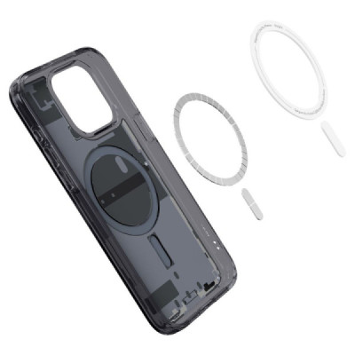 Husa pentru iPhone 15 Pro Max - Spigen Ultra Hybrid MagSafe Zero One - Black - 5