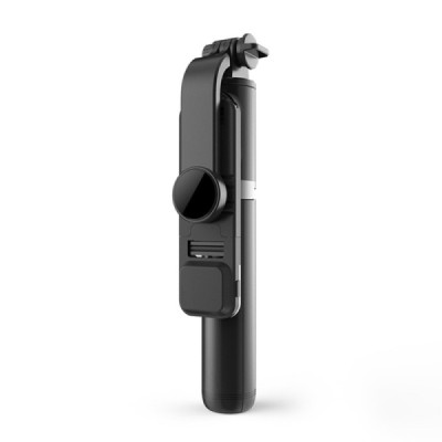 Selfie Stick Stabil cu Trepied si LED, 105cm - Techsuit (Q02S) - Black - 2