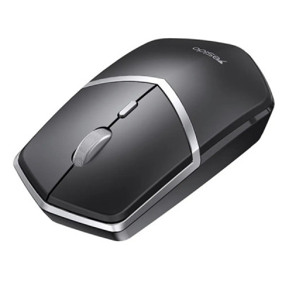 Yesido - Wireless Mouse (KB16) - 2.4G Connection, 1600DPI, Low Noise - Black - 1