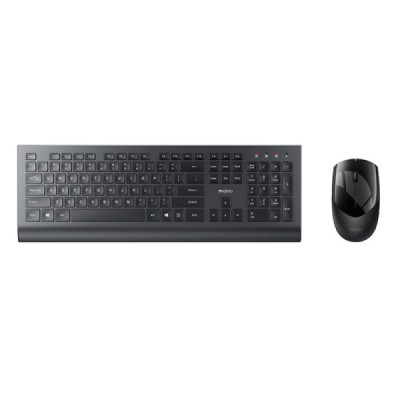 Yesido - Wired Keyboard and Mouse Set (KB13) - 2.4G Connection, Ergonomic Design - Black - 1