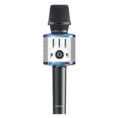 Microfon Karaoke Wireless, Portabil - Yesido (KR10) - Black - 1