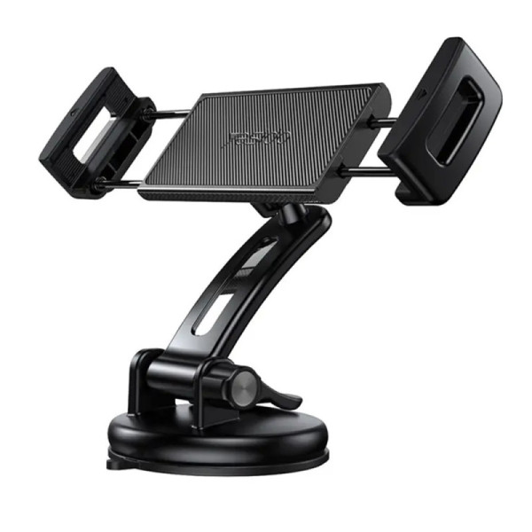 Yesido - Car Holder (C171) - Clamp Grip, Tablet, Phones 4.7 - 12", for Dashboard, Windshield - Black