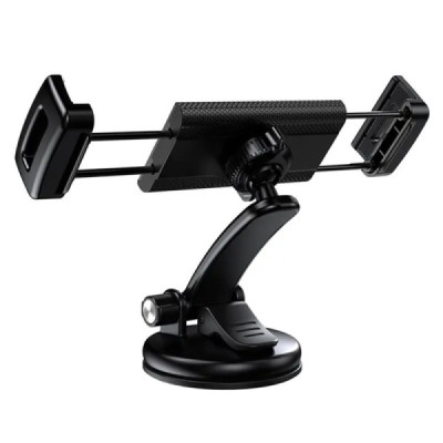 Yesido - Car Holder (C171) - Clamp Grip, Tablet, Phones 4.7 - 12", for Dashboard, Windshield - Black - 3