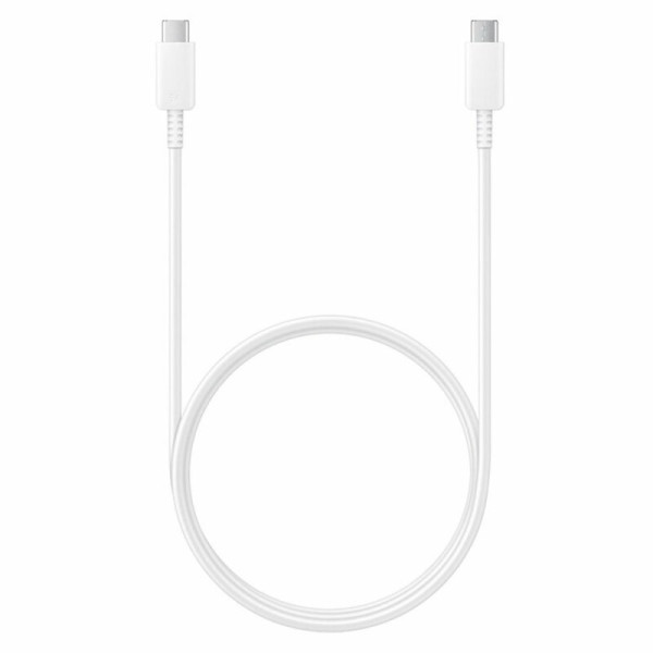 Cablu de Date Fast Charging, 2x Type-C, 5A, 1m - Samsung (EP-DN975BWEGWW) - White (Bulk Packing)