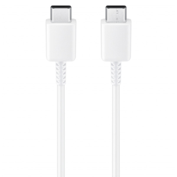 Cablu de Date Fast Charging, 2x Type-C, 3A, 1m - Samsung (EP-DN980BBE) - White (Bulk Packing)