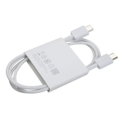 Cablu de Date Fast Charging, 2x Type-C, 3A, 1m - Samsung (EP-DN980BBE) - White (Bulk Packing) - 2