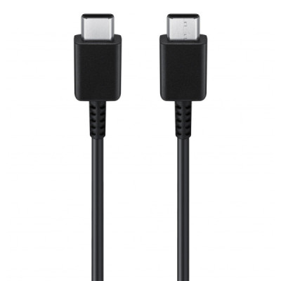 Cablu de Date Fast Charging, 2x Type-C, 3A, 1m - Samsung (EP-DN980BBE) - Black (Bulk Packing) - 1