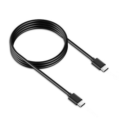 Cablu de Date Type-C la Type-C, 480Mbps, 2.1A, 1m - Samsung (EP-DA905BBE) - Black (Bulk Packing) - 3