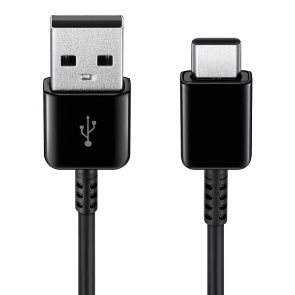 Cablu de Date USB la Type-C, Fast Charge, 25W, 1.5m - Samsung (EP-DW700CBE) - Black (Bulk Packing)