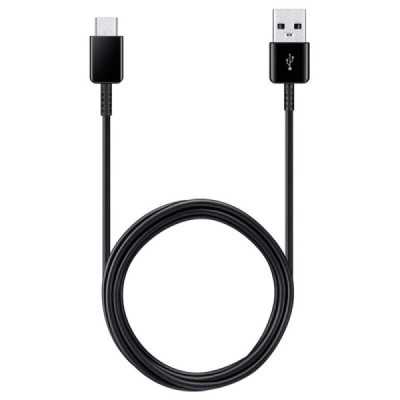 Cablu de Date USB la Type-C, Fast Charge, 25W, 1.5m - Samsung (EP-DW700CBE) - Black (Bulk Packing) - 2