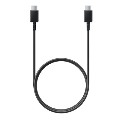 Cablu de Date USB-C la Type-C Fast Charging 3A, 1m - Samsung (EP-DA705BBEGWW) - Black (Bulk Packing) - 1