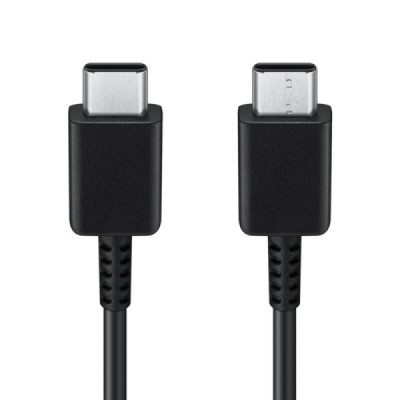 Cablu de Date USB-C la Type-C Fast Charging 3A, 1m - Samsung (EP-DA705BBEGWW) - Black (Bulk Packing) - 2