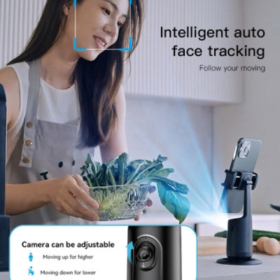 Selfie Stick Intelligent Face Recognition, 360Â° Rotation - Yesido (SF15) - Black - 3