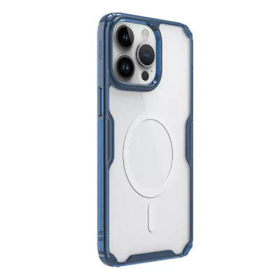 Husa pentru iPhone 15 Pro - Nillkin Nature TPU MagSafe Case - Blue - 3