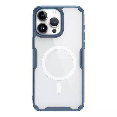 Husa pentru iPhone 15 Pro - Nillkin Nature TPU MagSafe Case - Blue - 5