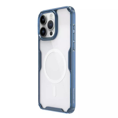 Husa pentru iPhone 15 Pro - Nillkin Nature TPU MagSafe Case - Blue - 6