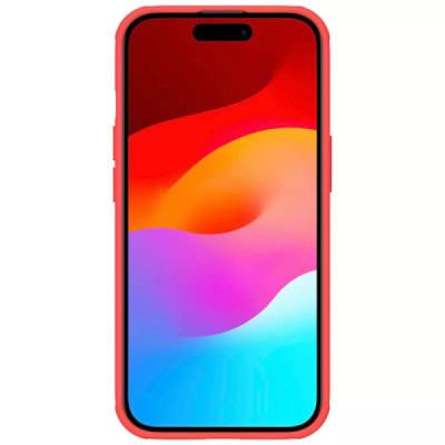 Husa pentru iPhone 15 - Nillkin Super Frosted Shield - Red - 3