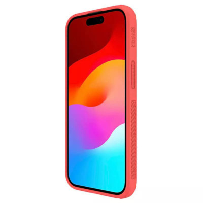 Husa pentru iPhone 15 - Nillkin Super Frosted Shield - Red - 5