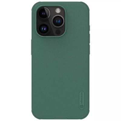 Husa pentru iPhone 15 Pro - Nillkin Super Frosted Shield Pro - Deep Green - 2