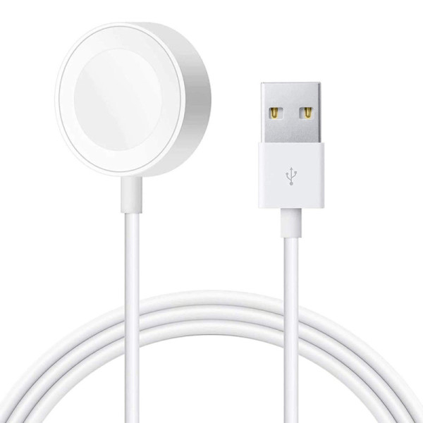 Incarcator wireless cu cablu USB la Apple Watch, 2m - Apple (MX2F2ZM/A) - White (Bulk Packing)