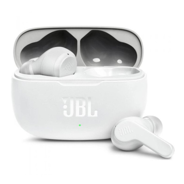 Casti in-ear Bluetooth cu microfon TWS - JBL (Wave 200) - White