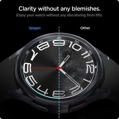 Folie pentru Samsung Galaxy Watch6 Classic 43mm (set 2) - Spigen Glas.TR EZ FIT - Clear - 5