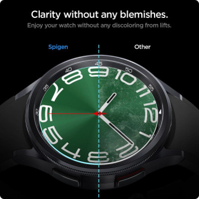 Folie pentru Samsung Galaxy Watch6 Classic 47mm (set 2) - Spigen Glas.TR EZ FIT - Clear - 5