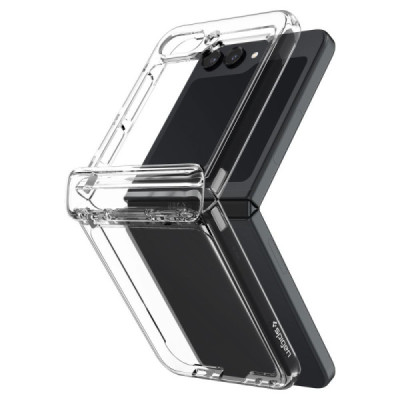 Husa pentru Samsung Galaxy Z Flip5 - Spigen Thin Fit - Crystal Clear - 2