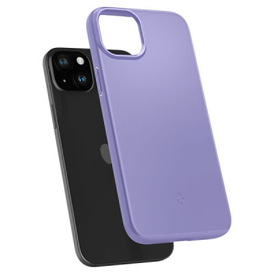 Husa pentru iPhone 15 - Spigen Thin Fit - Iris Purple - 4