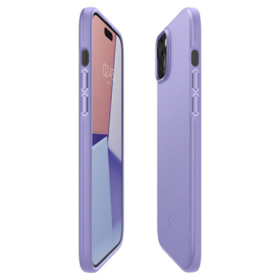 Husa pentru iPhone 15 - Spigen Thin Fit - Iris Purple - 5