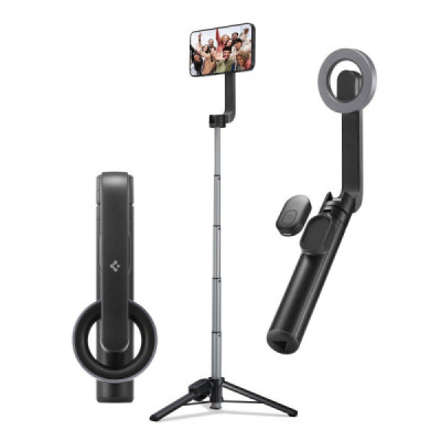 Selfie Stick Compatibil MagSafe, 67cm - Spigen S570W - Black - 1