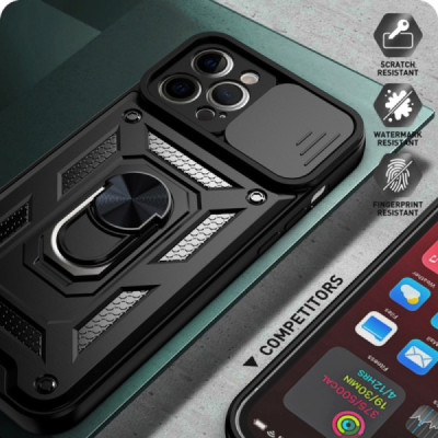 Husa pentru iPhone 11 Pro - Techsuit CamShield Series - Black - 3