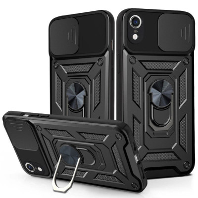 Husa pentru iPhone XR - Techsuit CamShield Series - Black - 1