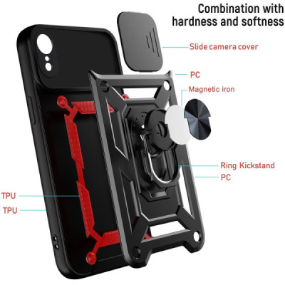 Husa pentru iPhone XR - Techsuit CamShield Series - Black - 6