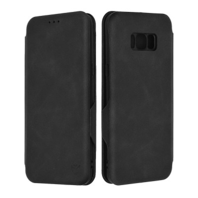 Husa pentru Samsung Galaxy S8 Plus Techsuit Safe Wallet Plus, Black - 1