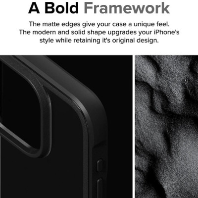 Husa pentru iPhone 15 Pro Max - Ringke Fusion Bold - Black - 6