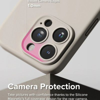 Husa pentru iPhone 15 Pro - Ringke Silicone Magnetic - Sunny Lime - 7