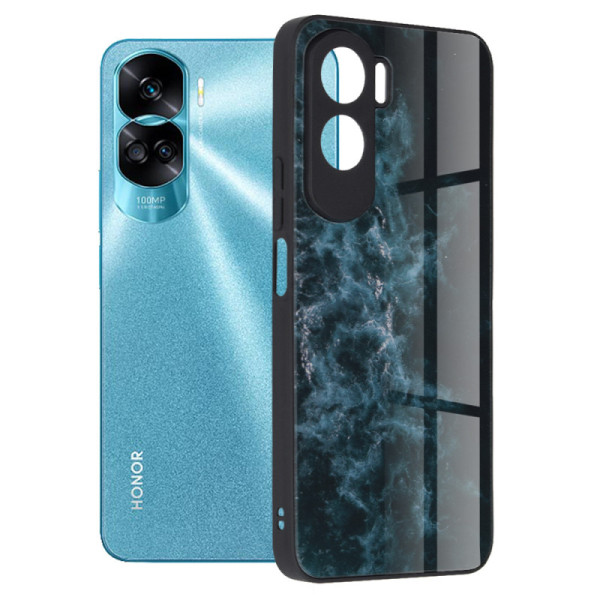 Husa pentru Honor 90 Lite - Techsuit Glaze Series - Blue Nebula