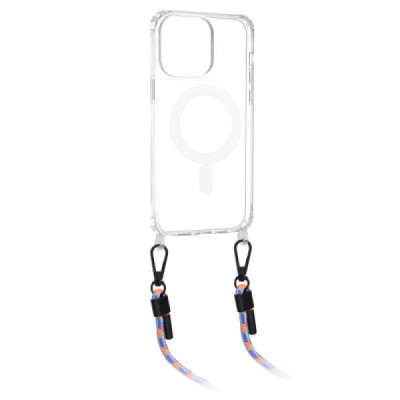 Husa pentru iPhone 13 - Techsuit Acrylic MagSafe Crossbody - Colorful - 2