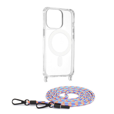 Husa pentru iPhone 13 Pro - Techsuit Acrylic MagSafe Crossbody - Colorful - 1