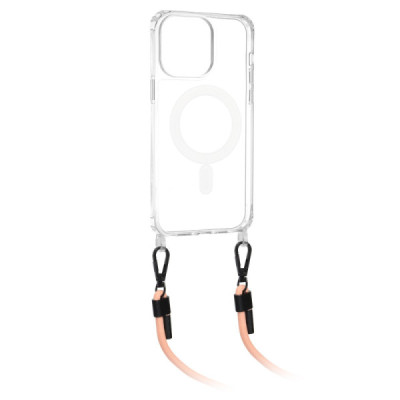 Husa pentru iPhone 13 Pro - Techsuit Acrylic MagSafe Crossbody - Pink - 2